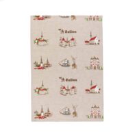 Tallinn Old Town Linen Tea Towel