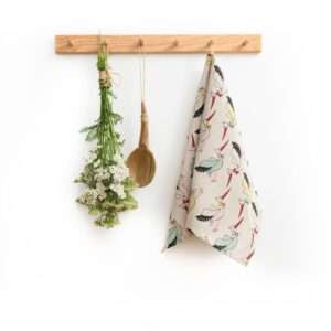 Linane köögirätik - toonekurgede linane kangas - põhjamaine linane