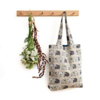 Sheep Linen Tote Bag
