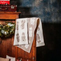 Wool Baby Blanket - Beige Teddy Bear