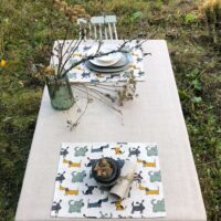 Dogs Linen Placemat