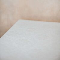 White Flower Ornaments Linen Tablecloth