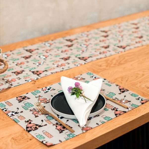 Cows Linen Placemat Cows Linen Placemat