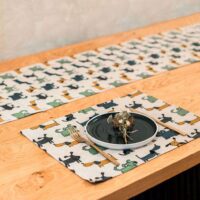 Dogs Linen Placemat