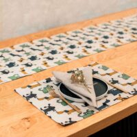 Dogs Linen Placemat