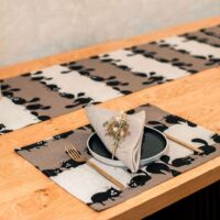 Black Cats Linen Placemat
