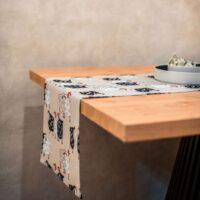 CHRISTMAS SHEEP LINEN RUNNER