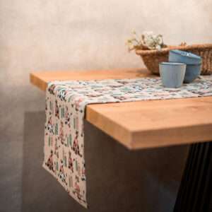 COWS LINEN RUNNER