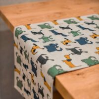 DOGS LINEN RUNNER