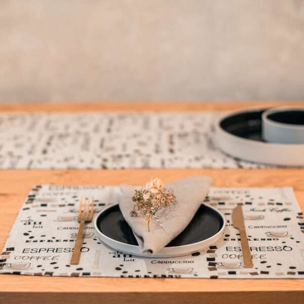 Coffee Linen Placemat Coffee Linen Placemat