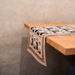 Estonian National Folk Cloths Linen Runner