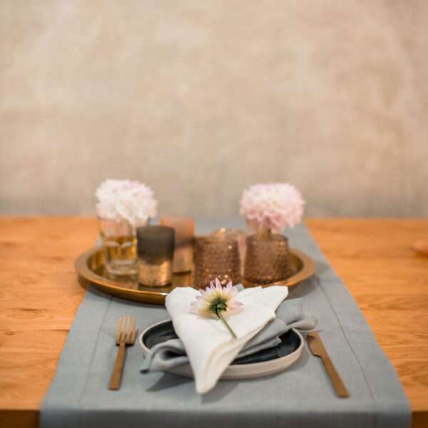 Classic Lilac Linen Runner Classic Lilac Linen Runner