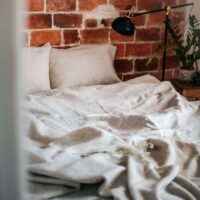 Natural Washed Linen Bed Set