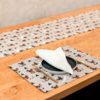 Christmas Mouse Linen Placemat