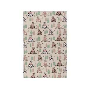 Linen tea towel - Cow linen fabric - Nordic Linen