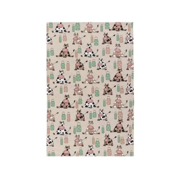 Linen tea towel - Cow linen fabric - Nordic Linen Linen tea towel - Cow linen fabric - Nordic Linen