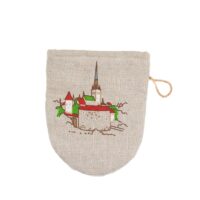 Linen oven mitt - Tallinn old town linen fabric - Nordic Linen