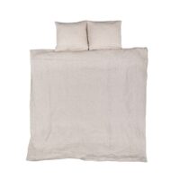 Natural Washed Linen Bed Set