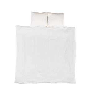 Valge pestud voodikomplekt