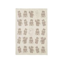 Wool Baby Blanket – Beige Teddy Bear