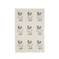 Wool Baby Blanket – Grey Moose