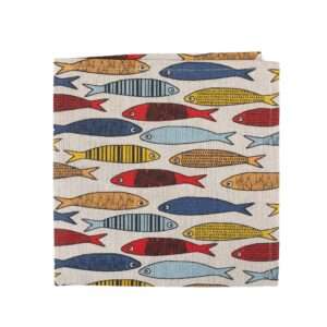 Colorful Fishes Linen Napkin