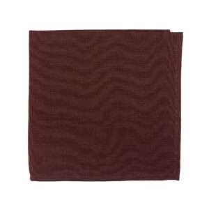 Klassikaline bordoopärane linasest riidest salvrätik