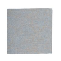 Grey Blue Paisley Linen Napkin