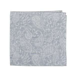 Helesinine paisley linasest salvrätik