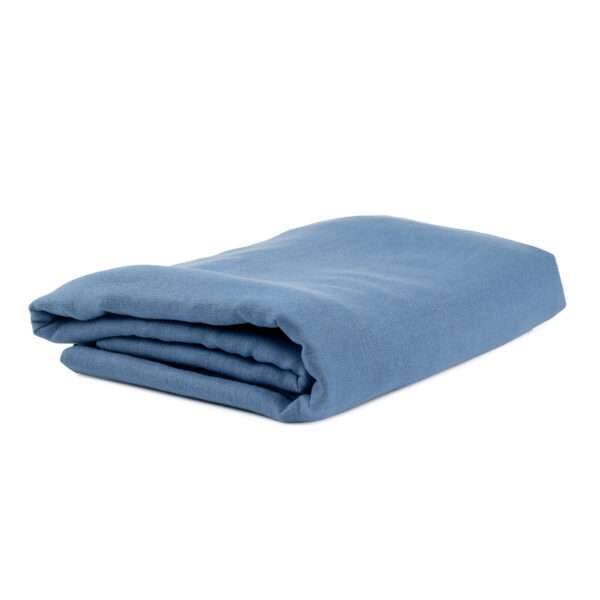 Blue Linen Flat Sheet, stone washed linen Blue Linen Flat Sheet, stone washed linen
