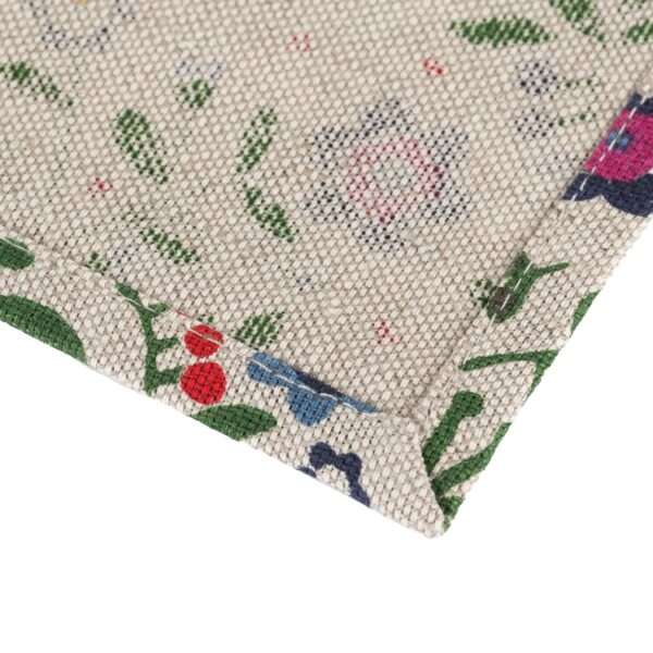 Wild Strawberry and Flowers Linen Napkin Wild Strawberry and Flowers Linen Napkin