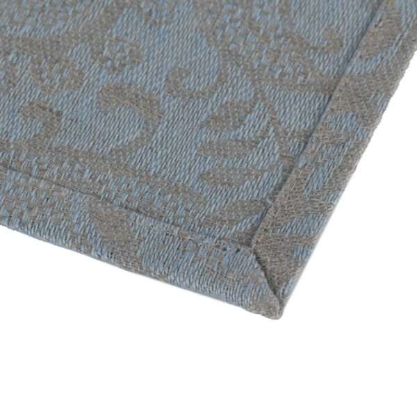 Grey Blue Paisley Linen Napkin Grey Blue Paisley Linen Napkin