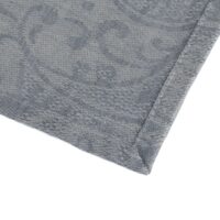 Light Blue Paisley Linen Napkin