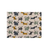 Dogs Linen Placemat