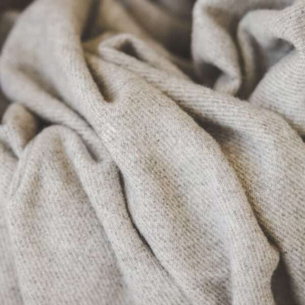Beige Stripes Wool Throw Beige Stripes Wool Throw