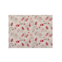 Christmas Mittens Linen Placemat