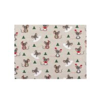 Christmas Mouse Linen Placemat