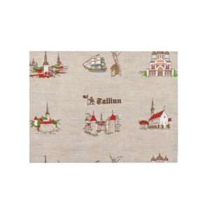 Tallinn Old Town Linen Placemat