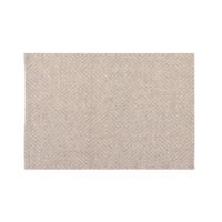 Grey Jacquard Rhombus Rustic Linen Placemat