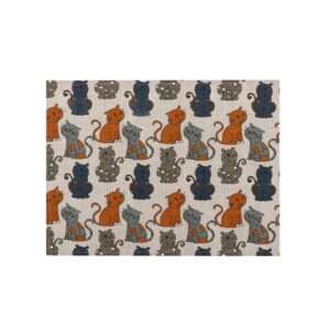 Colorful Cats Linen Placemat
