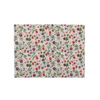 Wild Strawberry and Flowers Linen Placemat