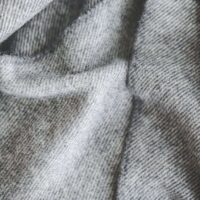 Grey Stripes Wool Throw