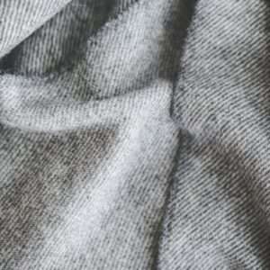 Grey Stripes Wool Throw