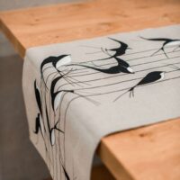Swallows Linen Runner