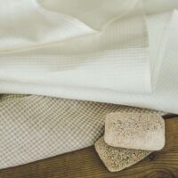 Half-linen White Bath Towel