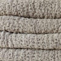 Linen Natural Waffle Bath Towel