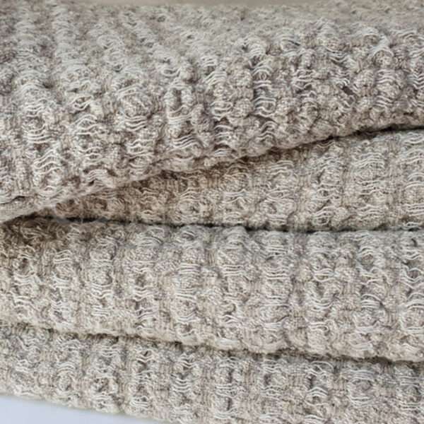 Linen Natural Waffle Bath Towel Linen Natural Waffle Bath Towel