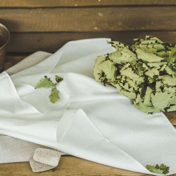 Half-linen White Bath Towel Half-linen White Bath Towel