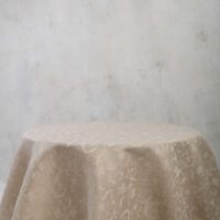 Classic Fieldflower Round Linen Tablecloth