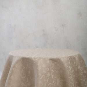 Classic Fieldflower Round Linen Tablecloth